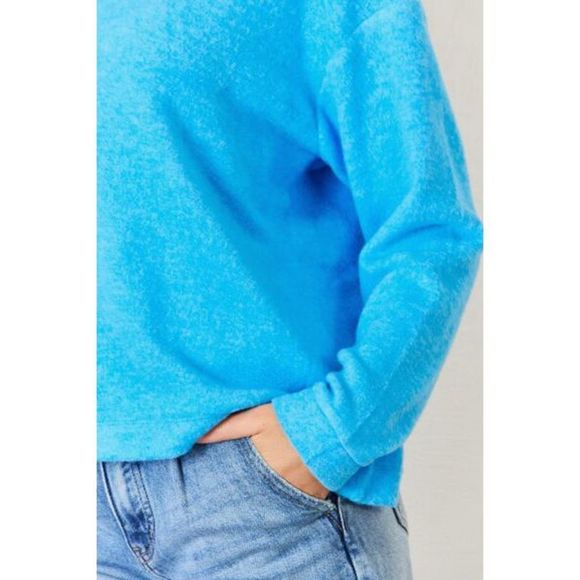 Zenana Full Size Long Sleeve Cozy Hoodie - Picture 6 of 6